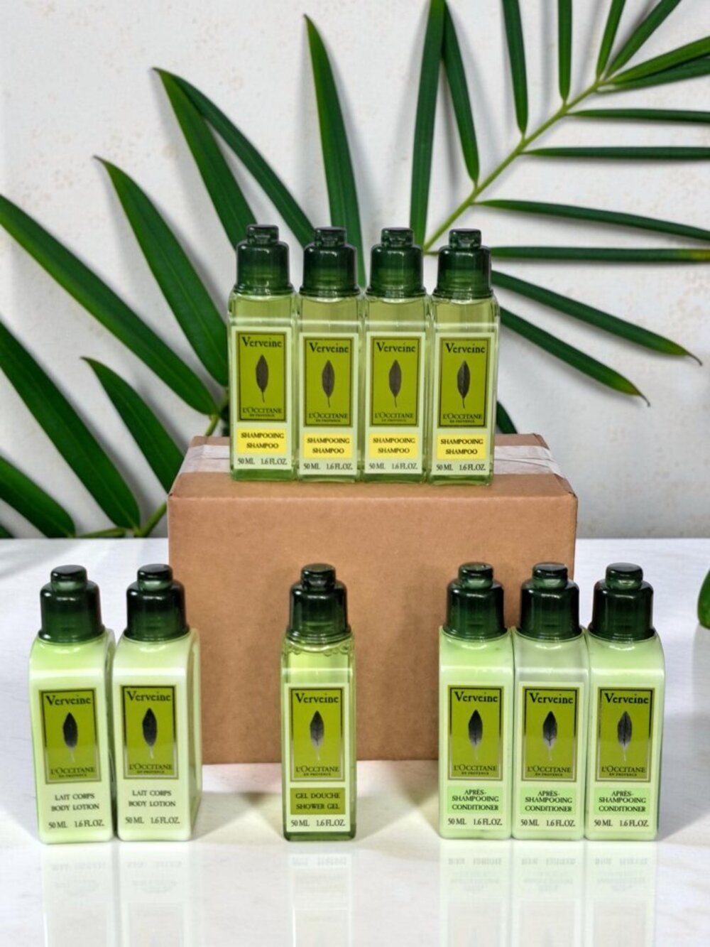 10 L'Occitane Verveine Assorted Shampoo Conditioner 1.6 fl oz 50 ml Travel Size
